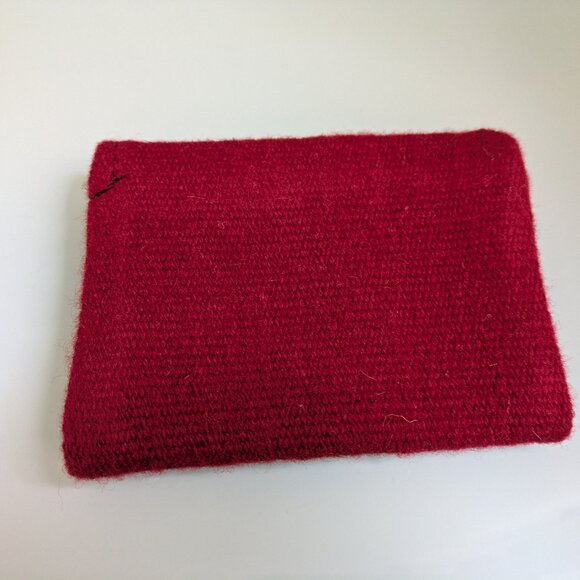 Centinela Traditional Arts Wool Wallet – Red, New Without Tags, 4.5"x6" - Picture 2 of 6